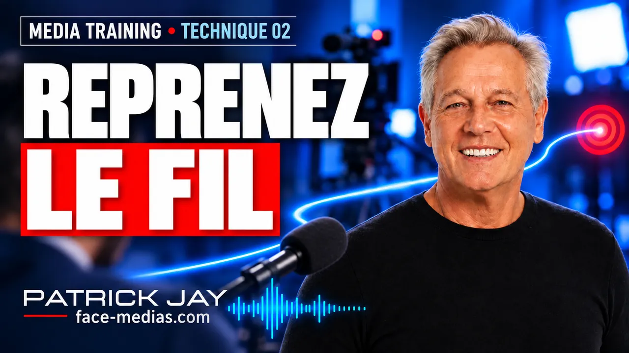 Miniature de la vidéo « Reprenez le fil » — media training avec Patrick JAY